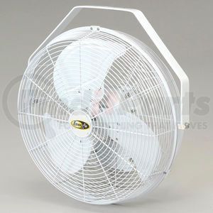POW18 by J & D MANUFACTURING - J&D 18" Fan With Wall Ceiling Bracket 1/5 HP 1550 CFM, White