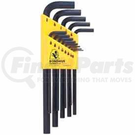 12137 by BONDHUS CORP. - Bondhus 12137 Set 13 Hex L-wrenches .050"-3/8" - Long