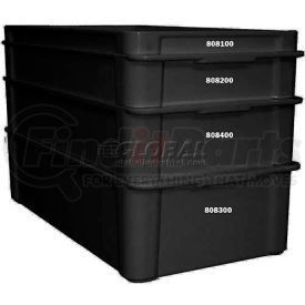 8083005167 by MOLDED FIBERGLASS COMPANIES - Molded Fiberglass Fibrestat ESD Stacking Tote 808300, Top Overall -23-3/8"L x 12"W x 6"H