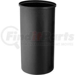 262007 by GLOBAL INDUSTRIAL - Global Industrial&#153; Rigid Plastic Liner For Aluminum Trash Can, 35 Gallon, Black