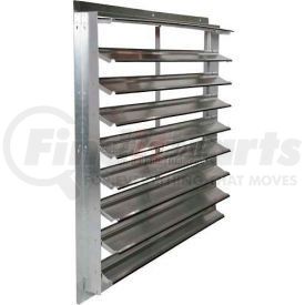 556-STD-48 by AIR CONDITIONING PRODUCTS CORP - Exhaust Shutter (Double Shutter) 48" - 556-STD-48