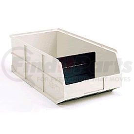 30348BEIGE by AKRO MILS - AkroBins&#174; 1800 Series 30348 - Stackable Shelf Bin 8-1/4"W x 20-1/2"D x 7"H Beige w/One Divider