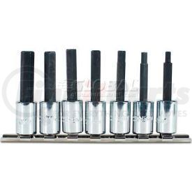 J4990-SMA by PROTO - Proto J4990-SMA 3/8" Drive 7 Piece Metric Hex Bit Set