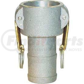 50400110 by APACHE - 4" Dia. Type C Aluminum Spec Cam and Groove Coupler x Hose Shank