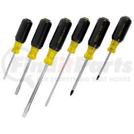 Stanley 66-565 Screwdriver Set Stanley 66-565 6 PC. Vinyl Comfort Grip Cabinet. Standard, & Phillips Screwdriver Set