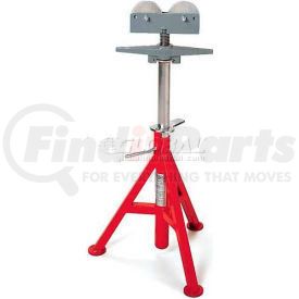 56672 by RIDGE TOOL COMPANY - RIDGID&#174; Model No. Rj-99 Roller Head Pipe Stands, 12" Max. Pipe Capacity, 32"-55" H