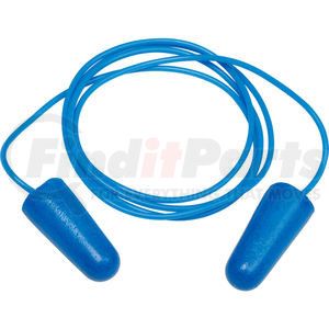 DPD1001 by PYRAMEX SAFETY GLASSES - Pyramex&#174; Metal Detectable Disposable Earplugs, Corded, 32dB, DPD1001, 100 Pairs/Box
