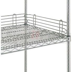 L18N-4C by METRO - 4"H Shelf Side Ledge For Open Wire Shelving - 18"