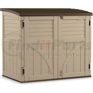 BMS3400 by SUNCAST CORPORATION - Suncast&#174; Horizontal Storage Shed, 53"W x 32-1/2"D x 45-1/2"H