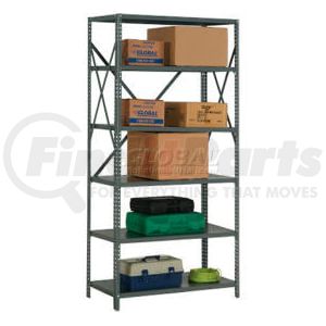 234172A by GLOBAL INDUSTRIAL - Global Industrial&#8482; Steel Shelving 20 Ga 48"Wx30"Dx73"H Open Clip Style 6 Shelf