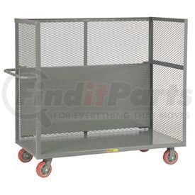 T1-3048-6PY-DS by LITTLE GIANT - Little Giant® Drop-Shelf Truck T1-3048-6PY-DS, Mesh Sides, 30 x 48