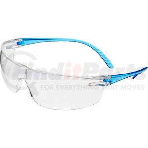 SVP205 by NORTH SAFETY - Uvex&#174; SVP205 Safety Glasses, Blue Frame, Clear Lens