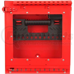 S3502 by MASTER LOCK - MasterLock&#174; Wall Mount Group Lock Box With Window, Red, S3502