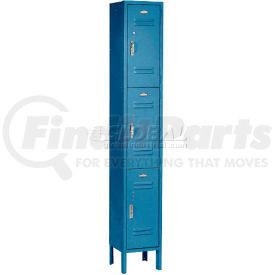 238233BL by GLOBAL INDUSTRIAL - Global Industrial&#153; Paramount&#174; Triple Tier 3 Door Locker, 12"Wx15"Dx24"H, Blue, Assembled