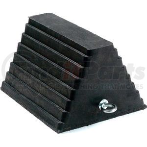 129100 by GLOBAL INDUSTRIAL - Global Industrial™ Rubber Wheel And Tire Chock, 10"L x 8"W x 6"H