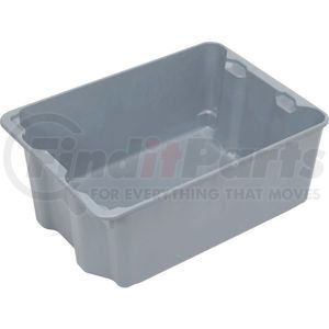7806085172 by MOLDED FIBERGLASS COMPANIES - Molded Fiberglass Toteline Nest and Stack Tote 780608 - 25-1/4" x 18" x10", Gray