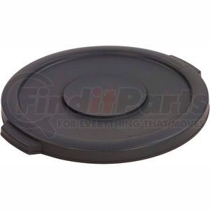 34101123 by CARLISLE - Carlisle Bronco Round Waste Container Lid, 10 Gallon, Gray - 34101123