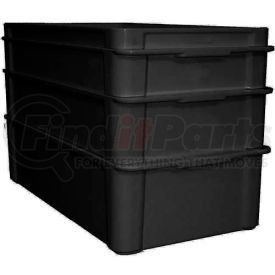 8082005167 by MOLDED FIBERGLASS COMPANIES - Molded Fiberglass Fibrestat ESD Stacking Tote 808200, Top Overall -23-3/8"L x 12"W x 3-1/8H