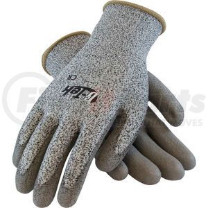 16-530/XL by PIP INDUSTRIES - PIP G-Tek&#174; CR Polyurethane Salt & Pepper Grip Gloves with HPPE Liner, Gray, XL, 1 DZ