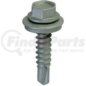 21418 by ITW BRANDS - ITW Teks Roofing Screw - #12 x 1" - Hex Washer Head - Drill Point - 21418