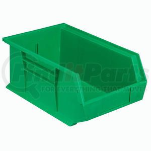 QUS241GN by QUANTUM STORAGE SYSTEMS - Plastic Stack & Hang Bin, 8-1/4"W x 13-5/8"D x 6"H, Green