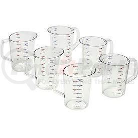 FG321800 CLR by RUBBERMAID - Rubbermaid Commercial FG321800 - Measuring Cup, Bouncer&#174;, 4 Quart, Clear Polycarbonate