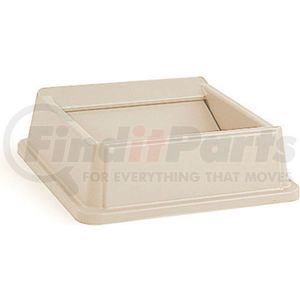 FG266400BEIG by RUBBERMAID - Lid For 35 & 50 Gallon Square Rubbermaid Waste Receptacles - Beige
