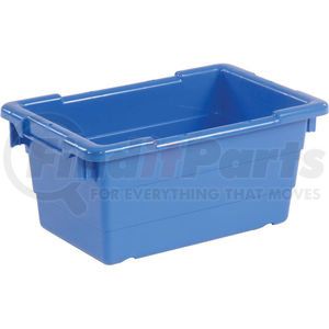 TUB1711-8BL by QUANTUM STORAGE SYSTEMS - Quantum Cross Stack Nest Tub TUB1711-8 - 17-1/4 x 11 x 8 Blue