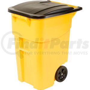 FG9W2700YEL by RUBBERMAID - Rubbermaid 9W27 Brute&#174; Rollout 50 Gallon Large Mobile Container - Yellow with Lid
