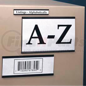 MC703 by AIGNER INDEX INC - Magnetic "C" Channel Label Holder, 3/4"H x 3"L (25 pcs/pkg)