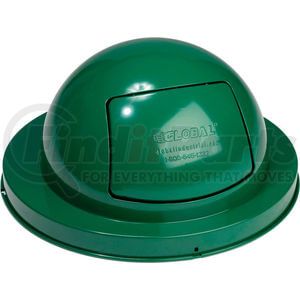 261843GN by GLOBAL INDUSTRIAL - Global Industrial&#153; Steel Dome Lid For 36 Gallon Trash Can, Green