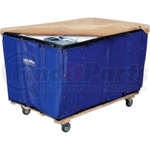 241987BL by GLOBAL INDUSTRIAL - Global Industrial&#153; Replacement Liner For 8 Bushel Vinyl Basket Bulk Truck, Blue