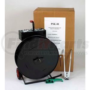 PSK58 by PAC STRAPPING PROD INC - Polyester Strapping Kit 5/8" x 4,200' Coil With Tensioner, Sealer, Seals & Cart