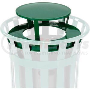 260CP784 by GLOBAL INDUSTRIAL - Global Industrial&#153; Steel Rain Bonnet Lid For 24 Gallon Trash Can, Green
