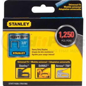 STHT71836 by STANLEY - Stanley&#174; STHT71836  Heavy-Duty Narrow Crown Staples 3/8" -1,250 Pack