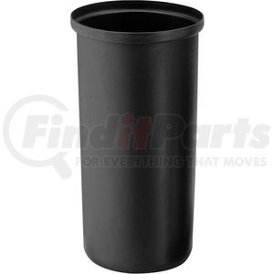 262006 by GLOBAL INDUSTRIAL - Global Industrial&#153; Rigid Plastic Liner For Aluminum Trash Can, 20 Gallon, Black