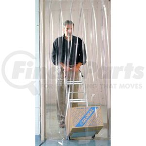 786153 by GLOBAL INDUSTRIAL - Global Industrial™ Pedestrian Strip Door Curtain 6'W x 8'H