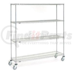168202 by GLOBAL INDUSTRIAL - Nexelate&#174; Wire Shelf Truck 72x18x80 1200 Pound Capacity