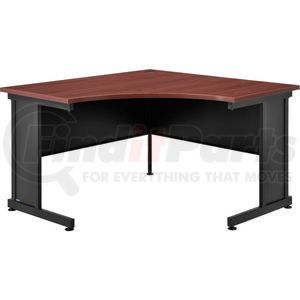 248999MH by GLOBAL INDUSTRIAL - Interion&#174; 48"W Corner Desk - Mahogany