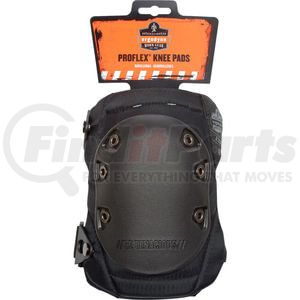 18335 by ERGODYNE - Ergodyne® ProFlex® 335 Slip-Resistant Rubber Cap Knee Pad, Black Cap, One Size