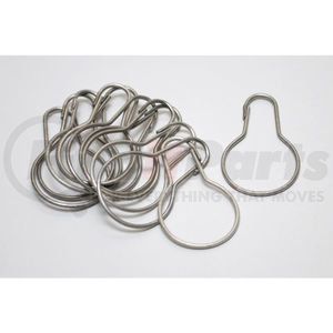 1144-501L by FROST PRODUCTS - Frost Stainless Steel Shower Curtain Hooks - Pack of 12 - 1144-501L