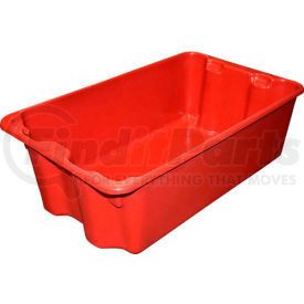 780508-5280 by MOLDED FIBERGLASS COMPANIES - Molded Fiberglass Nest and Stack Tote 780508 - 24-1/4" x 14-3/4" x 8" Red