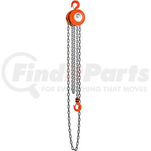 2231A by COLUMBUS MCKINNON - CM Series 622 Hand Chain Hoist, 1/2 Ton Capacity, 20Ft. Lift