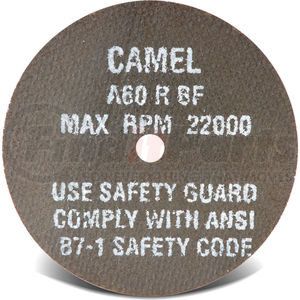 35501 by CGW ABRASIVE - CGW Abrasives 35501 Cut-Off Wheel 3" x 3/8" 60 Grit Type 1 Aluminum Oxide