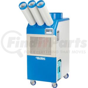 292663 by GLOBAL INDUSTRIAL - Global Industrial&#8482; Portable Air Conditioner 2.5 Ton w/ Cold Air Nozzles 29,000 BTU, 208/230V