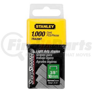 TRA206T by STANLEY - Stanley TRA206T Light Duty Wide Crown Staples 3/8", 1,000 Pack