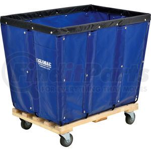 800356BL by GLOBAL INDUSTRIAL - Global Industrial&#8482; KD, 12 Bushel, Blue Vinyl Basket Bulk Truck