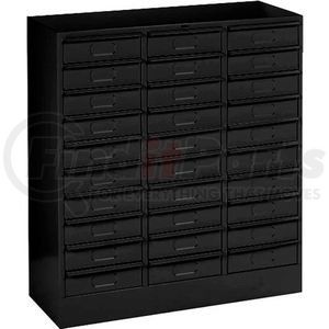 3085-BLK by TENNSCO - Tennsco Drawer Cabint 3085-BLK - 30 Drawer Legal Size, 30-5/8"W X 14-5/8"D X 33-7/16"H, Black