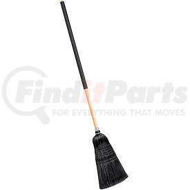 4167903 by CARLISLE - Warehouse/Janitor Broom - 57" / 26 lb., Black, “X” Shaped Bristles
