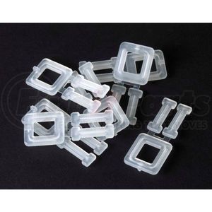 PLB-4A by PAC STRAPPING PROD INC - 1/2" Plastic Buckles PLB-4A White for 1/2" Polypropylene Strapping, 1000 Pack